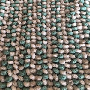 Memory foam bath rug set